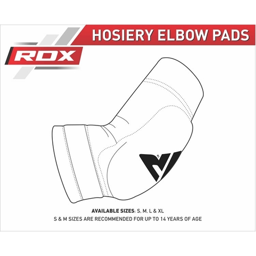 RDX - Padded Elbow Guards - Black/Small