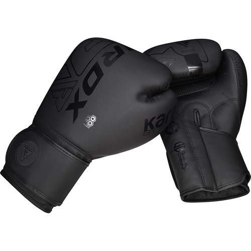 RDX - F6 Kara Boxing Gloves - Black/10oz