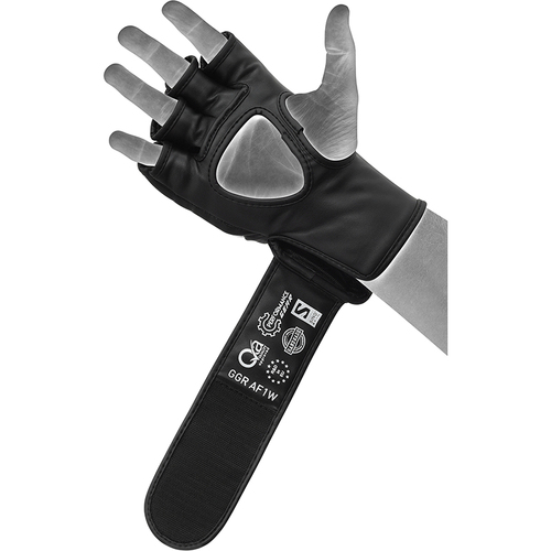 RDX - 4oz Open Thumb MMA Gloves - Black/Small