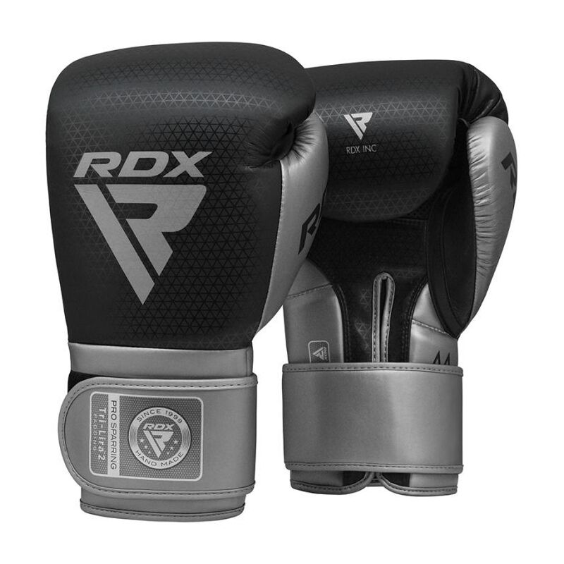 RDX - L2 Mark Pro Sparring Gloves - Silver/12oz