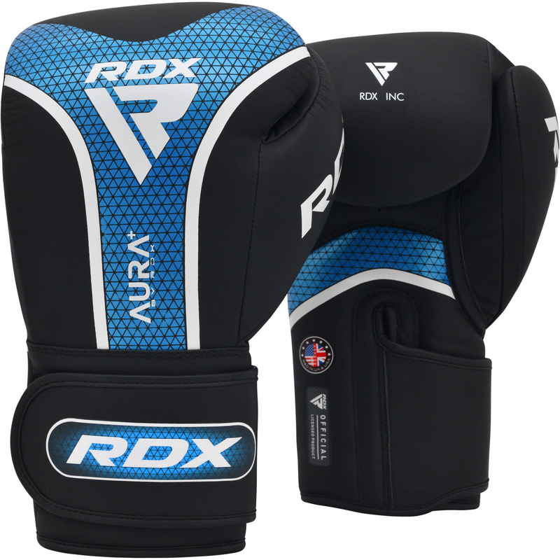 RDX - T17 Aura Plus Boxing Gloves - Blue/10oz