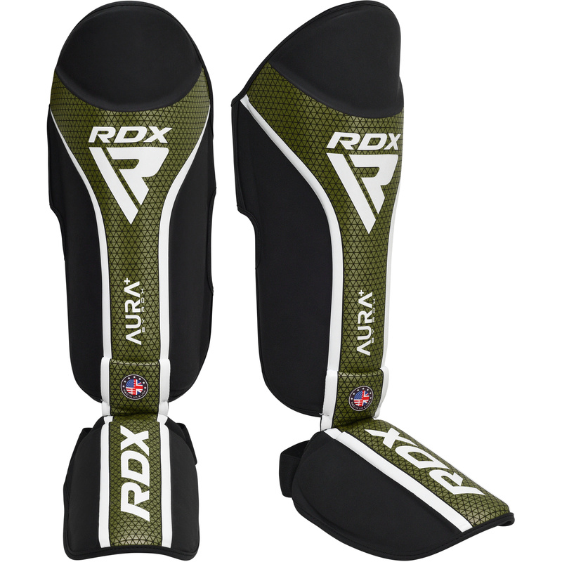 RDX - T17 Aura Plus MMA Shin Guards - Army Green/Small